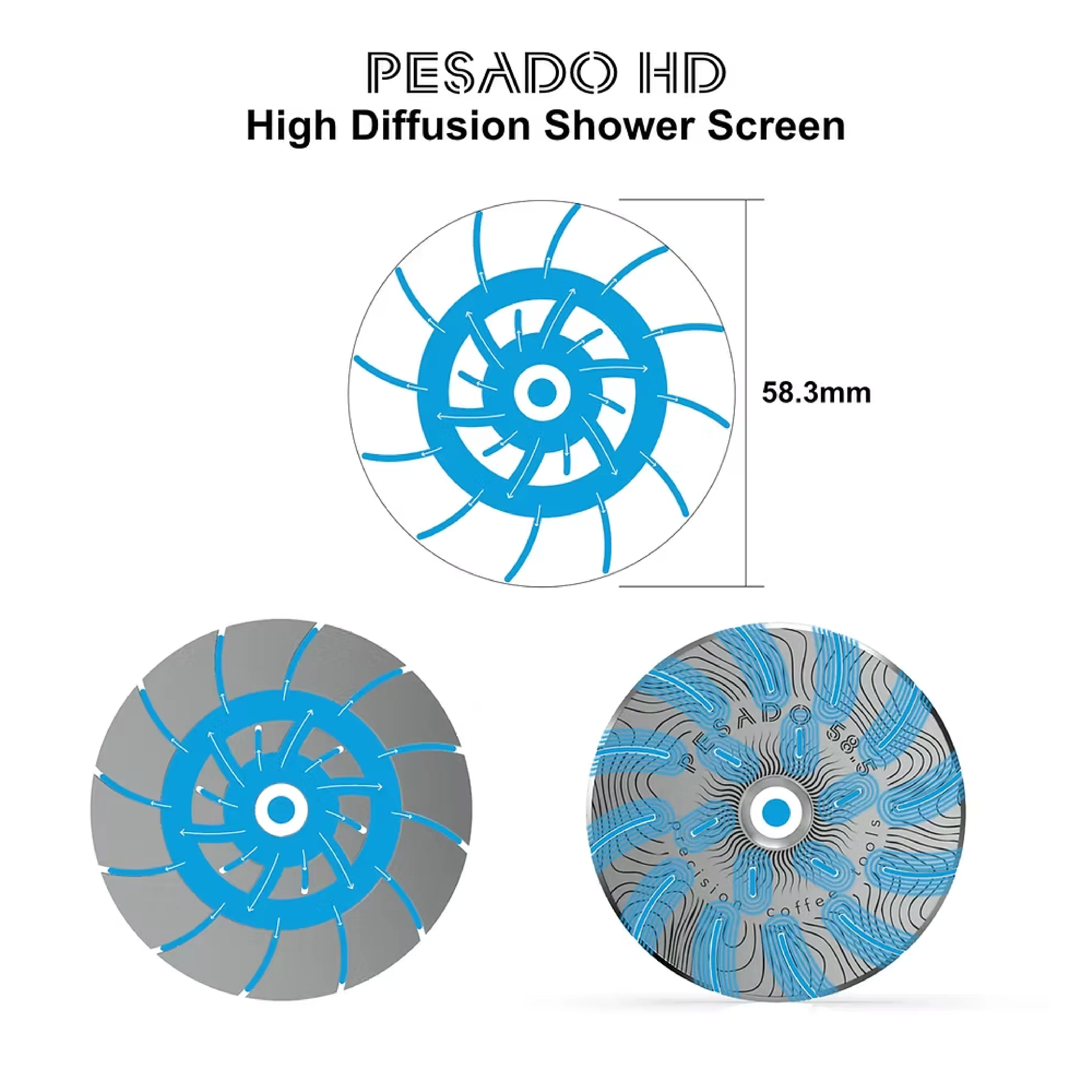 PESADO HD - High Diffusion Shower Screen for La Marzocco/Synesso/Slayer Group - Image 5